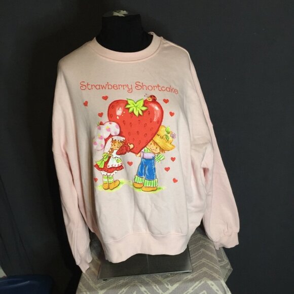 Strawberry Shortcake Sweatshirt Pullover  NWT XL - Picture 2 of 8